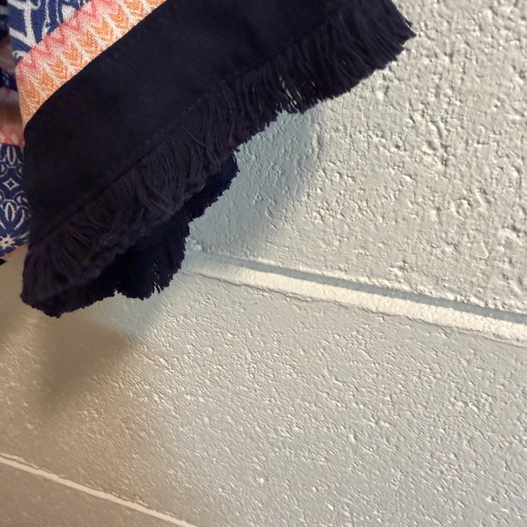 Christopher & Banks Navy and Light Blue Patterned Jacket size large - Picture 3 of 4